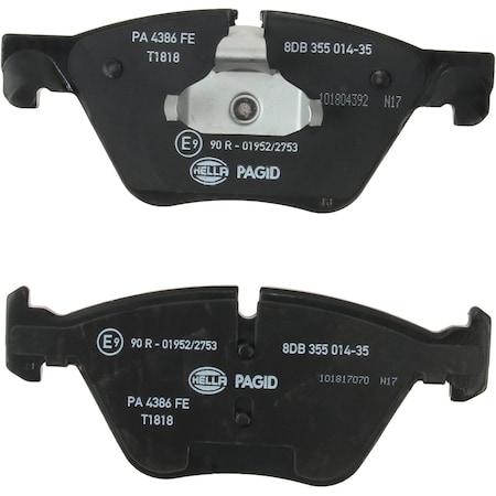 Pagid Brakes Disc Brake Pad, 355014351 355014351